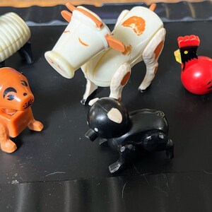 Vintage 60s 70s Plastic Animals Each Numbered Lot of 20