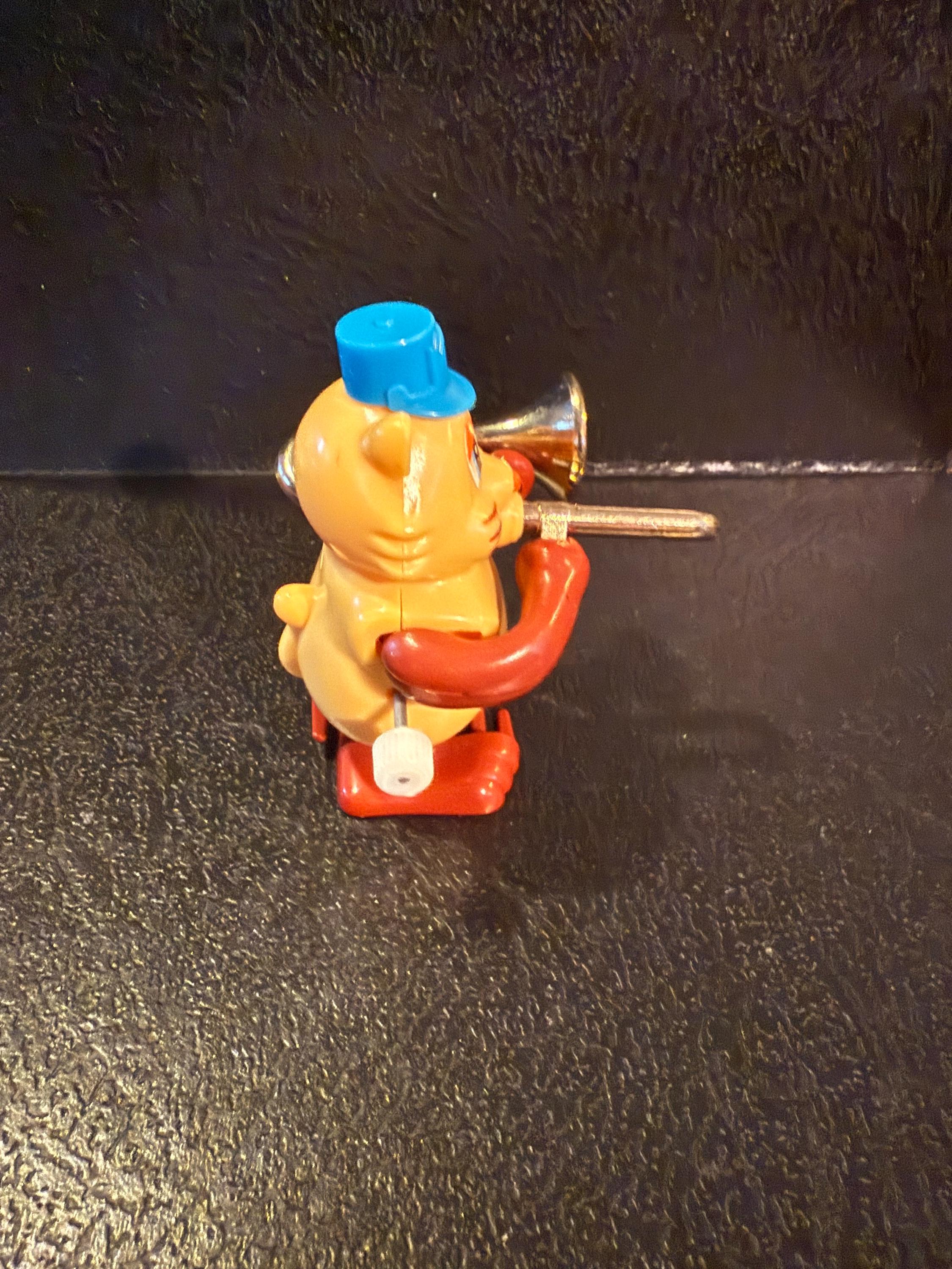 Vintage 1980s Tomy Not so Grand Band Wind-up Monkey and Lion and