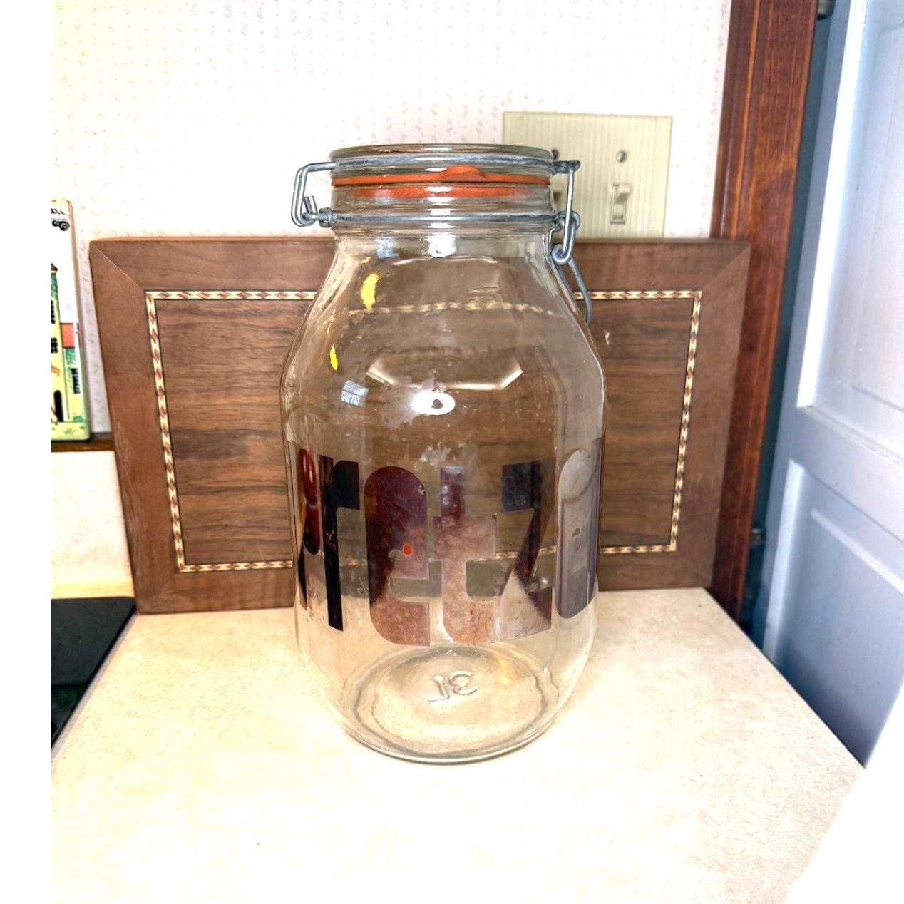 Glass Jars With Hinged Lid - Etsy