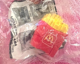 Vintage McDonald’s McDino Changeables: Fry-cerotops, Big Mac-o-saurus Rex, McNuggets-o-saurus, Drink Cup