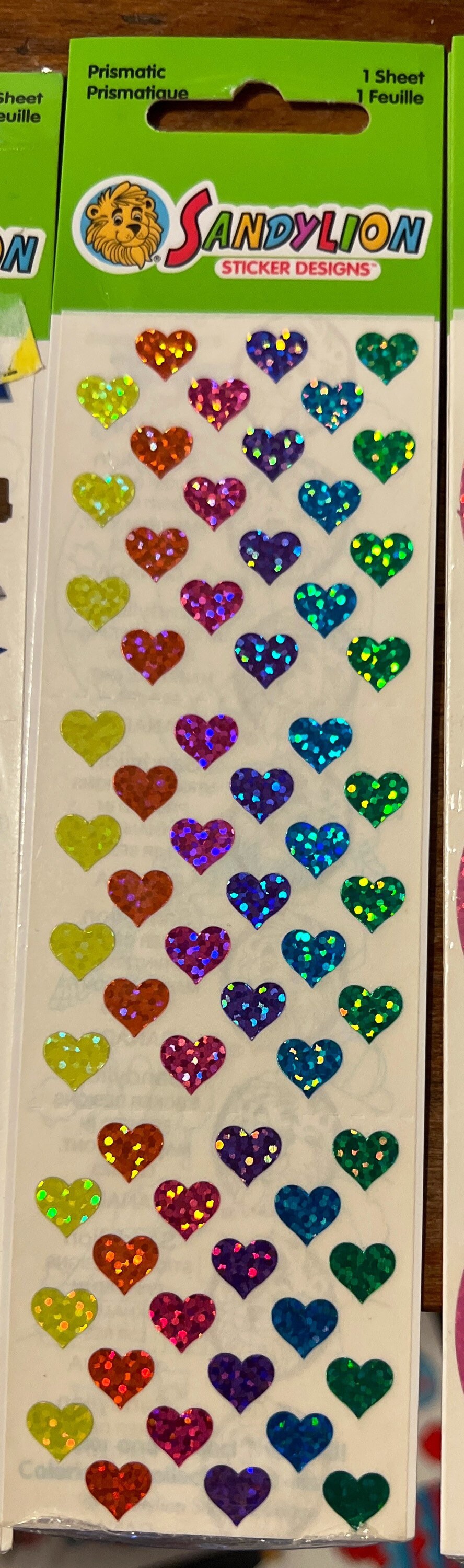 Heart Chain Line Stickers, Polco Chain Deco Stickers, Binder Decal