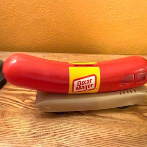 Vintage 1990s Oscar Mayer Weinermobile Coin Bank, 10&quot;