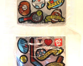 Jack in the Box Complete Set of 16 Vintage Trading Cards in
