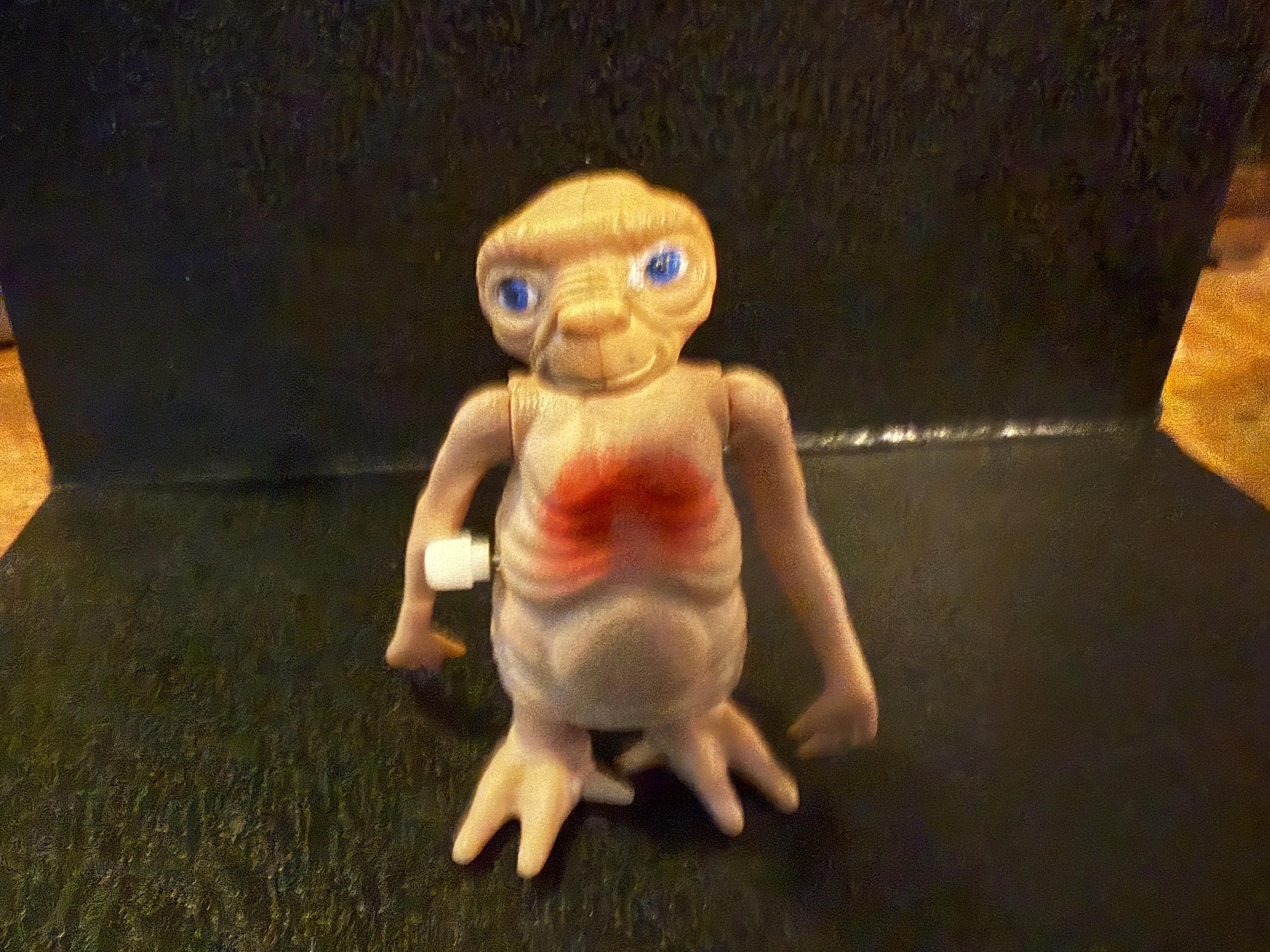 Vintage 1982 E.T. the Extra-terrestrial Wind-up Alien Walking Toy