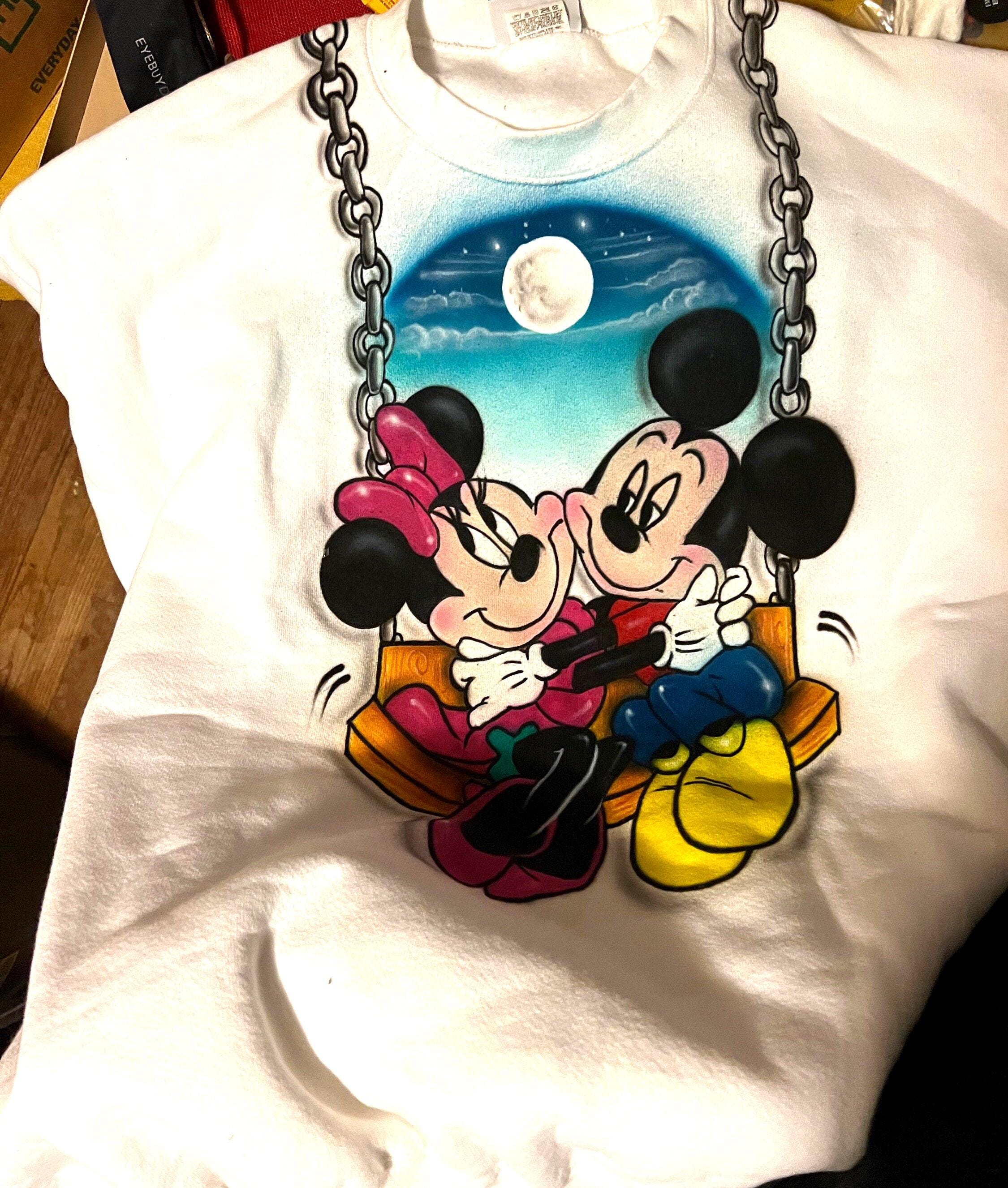 Airbrush Mickey 2nd Birthday Shirt Oh Twodles Minnie Mouse Family