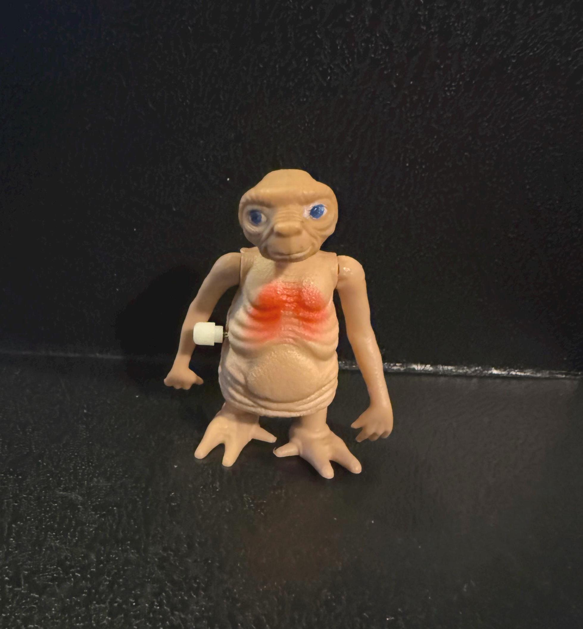 Vintage 1982 E.T. the Extra-terrestrial Wind-up Alien Walking Toy