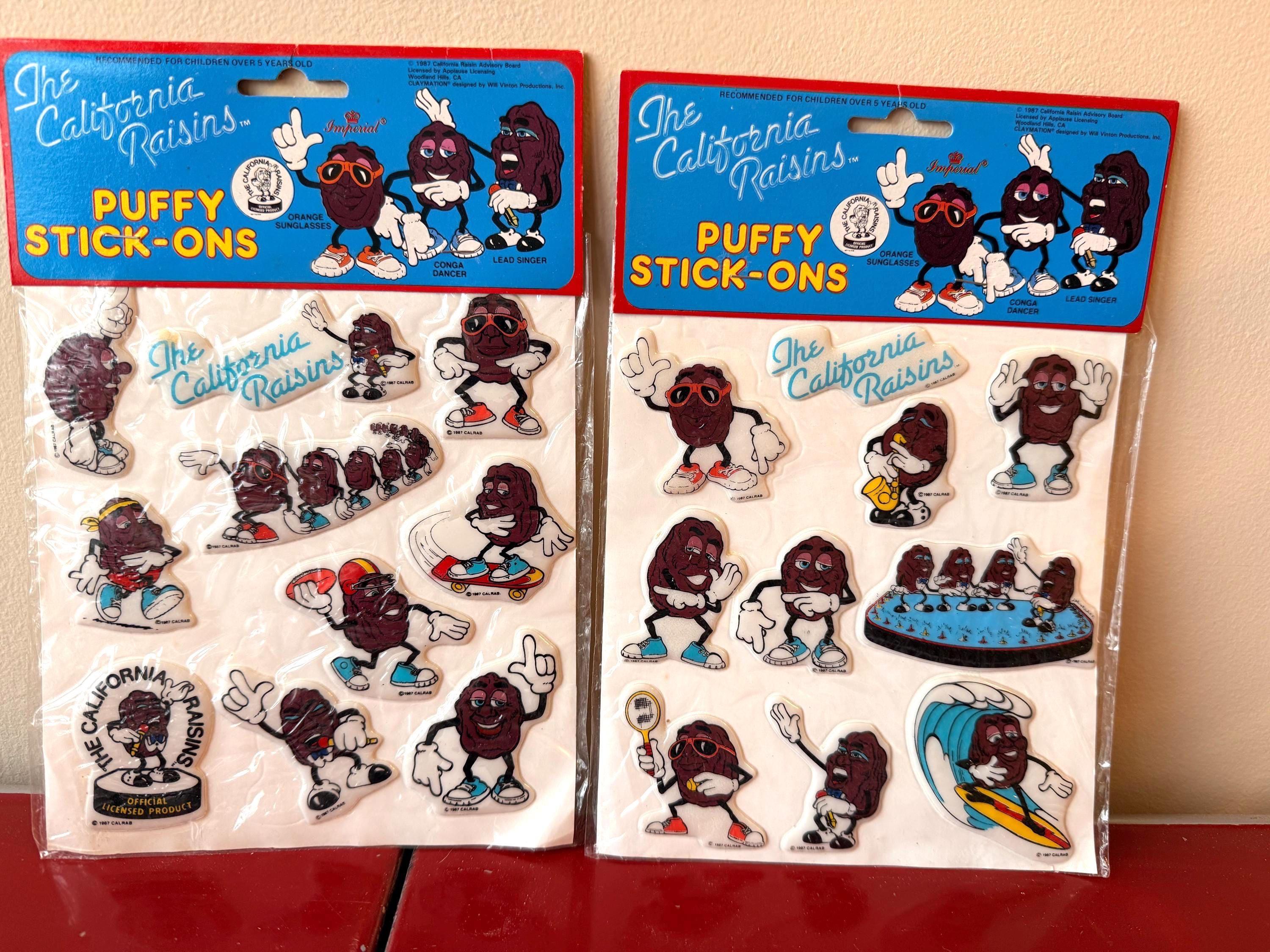 Figura Gigante California Raisins, 1987, Vintage | Meses sin interés