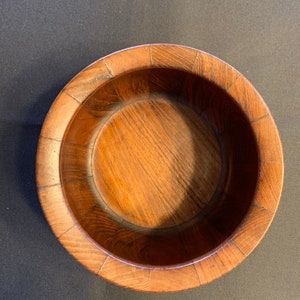 1970’s Mid-century Wood DANSK Bowl Teak Wood Tulip Bowl IHQ/Malaysia