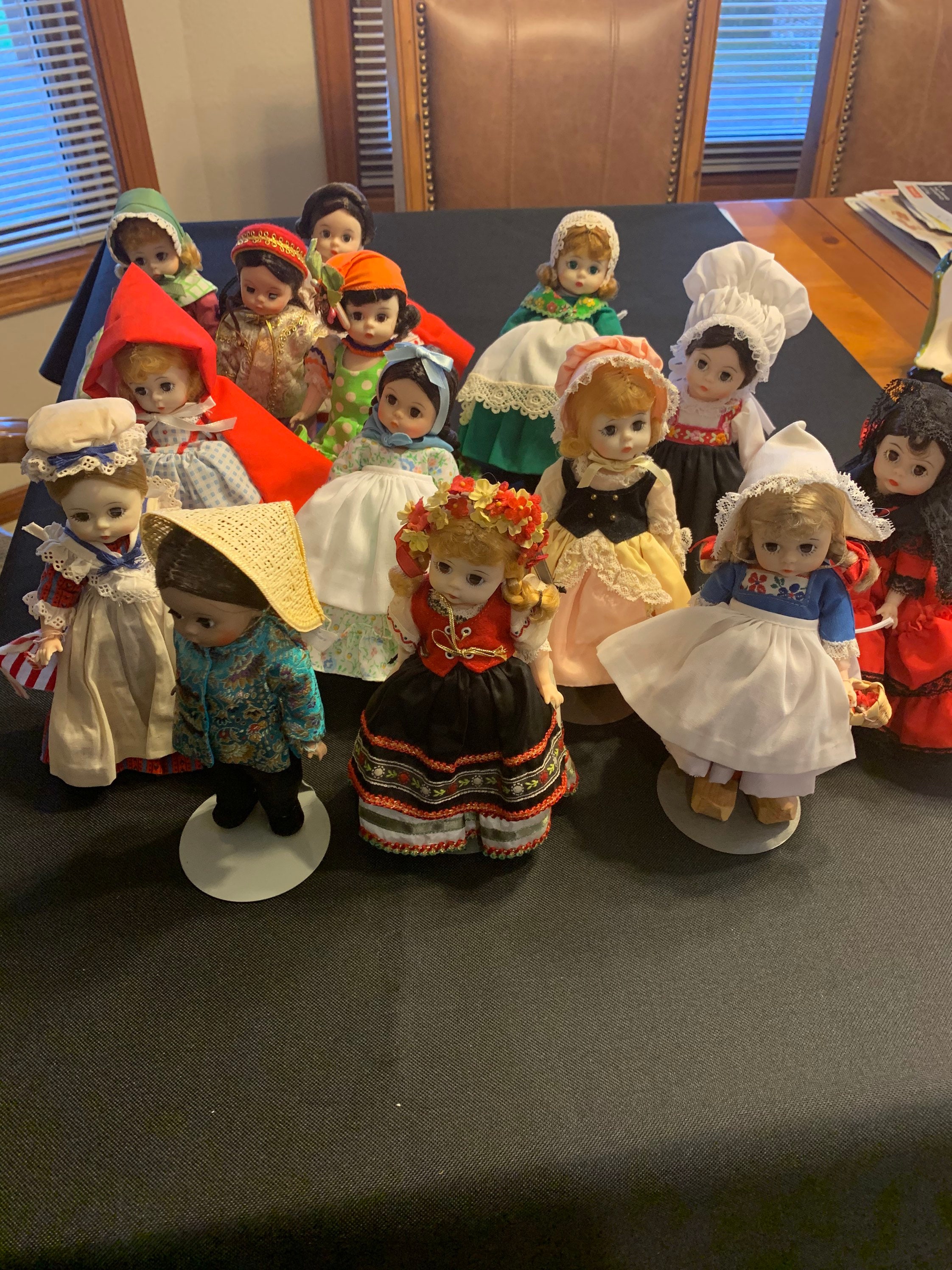 1970's - 1980's Fourteen Vintage Madame Alexander International
