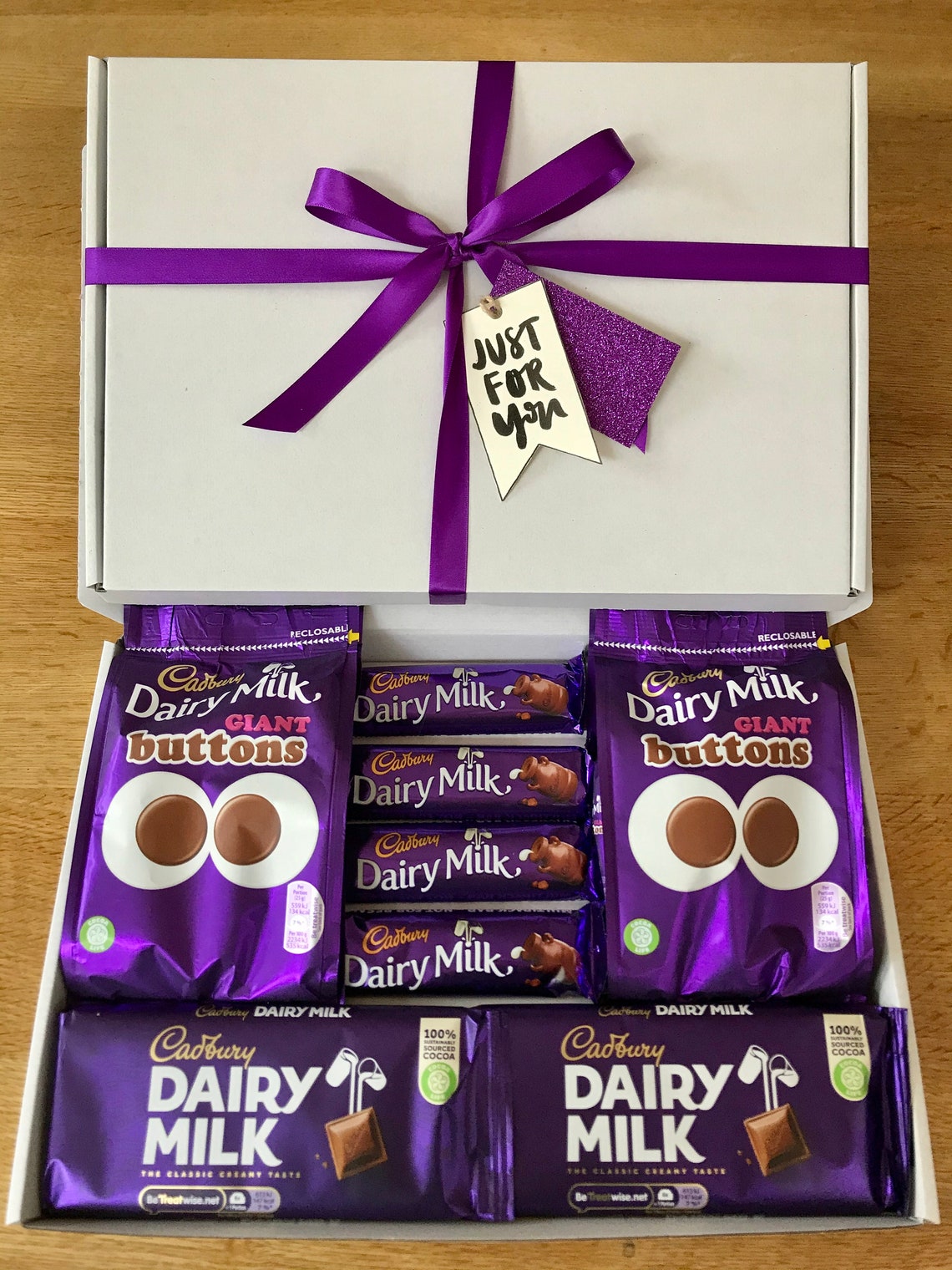 Cadbury Dairy Milk Chocolate Large Gift Box Personalised Etsy
