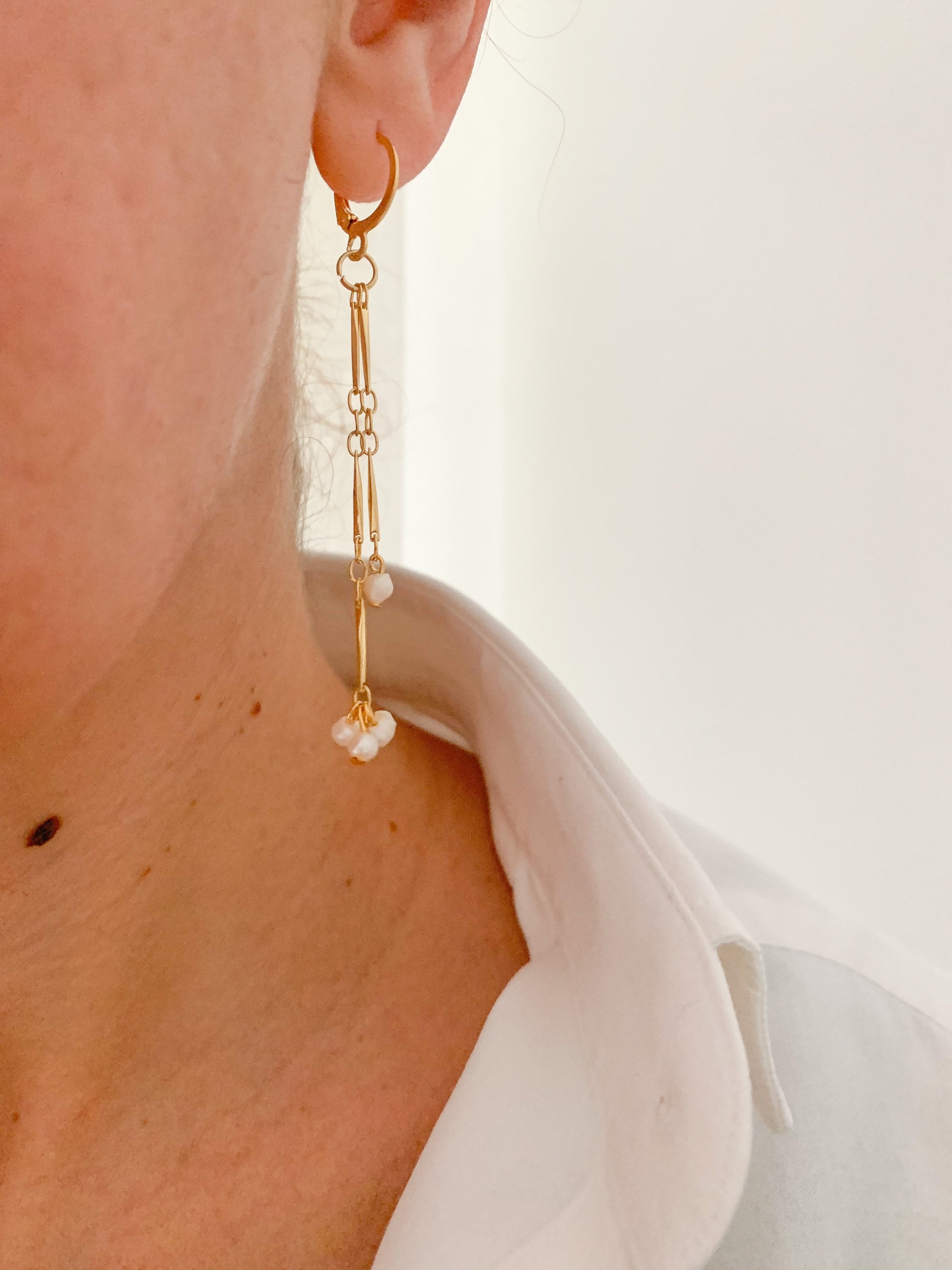 Kourtney kardashian cross abject earrings