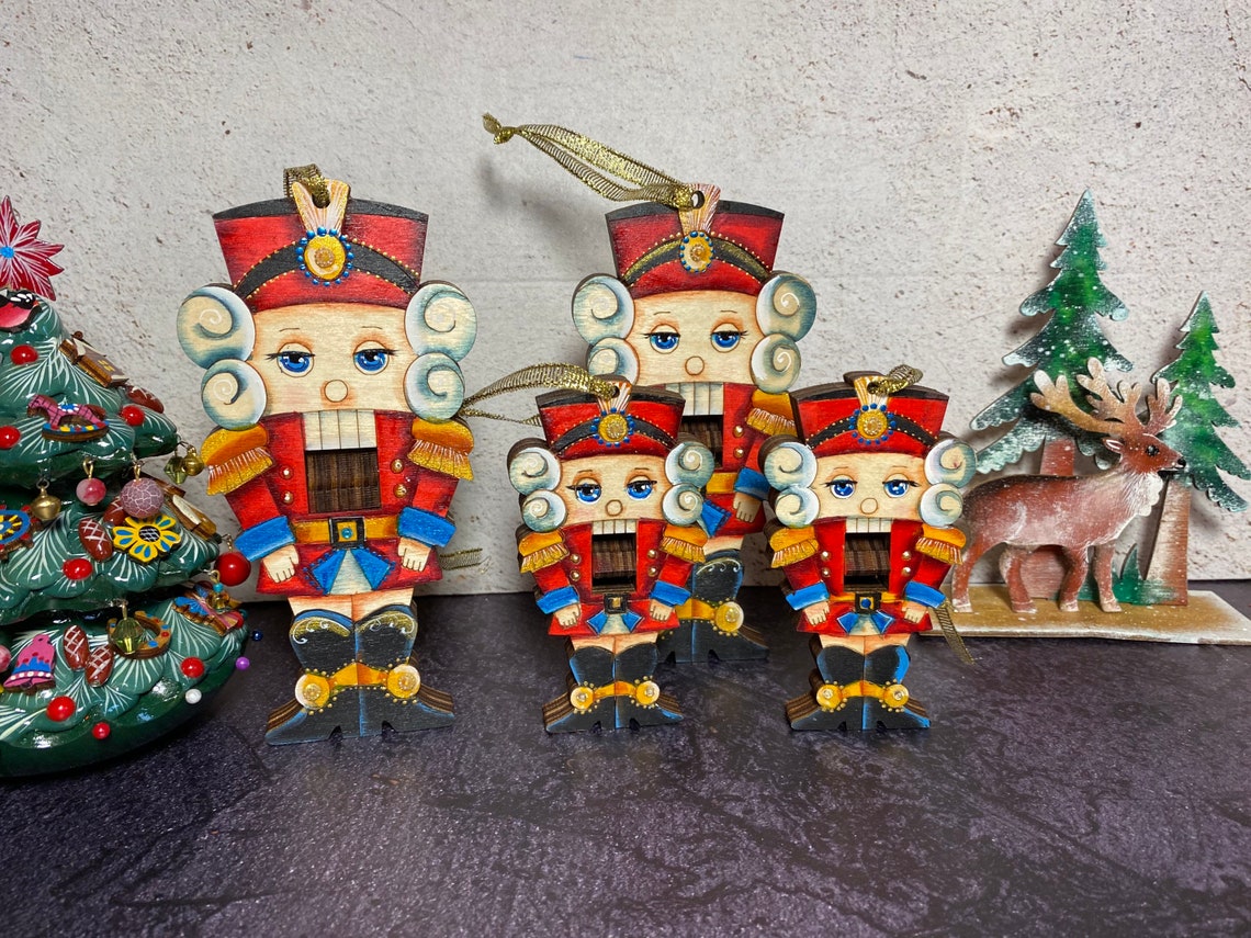 Wooden Russian Doll Nutcracker Soldier Giant Nutcracker Etsy