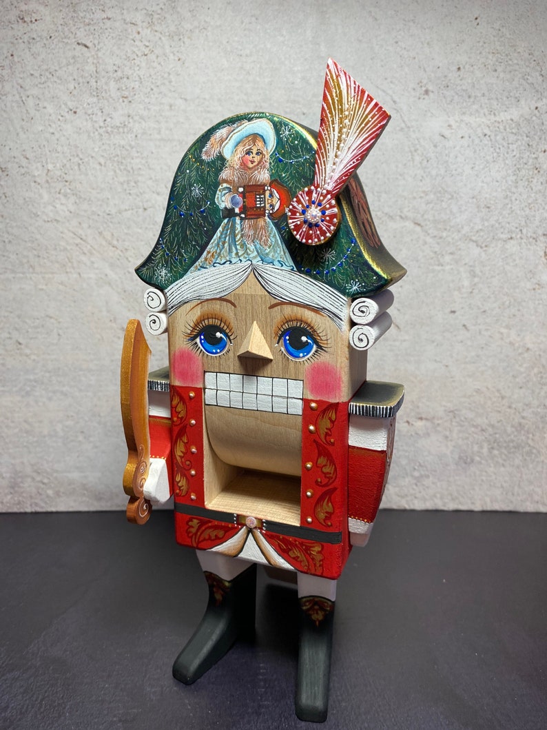 Wooden Nutcracker Soldier Russian Doll Giant Nutcracker Etsy