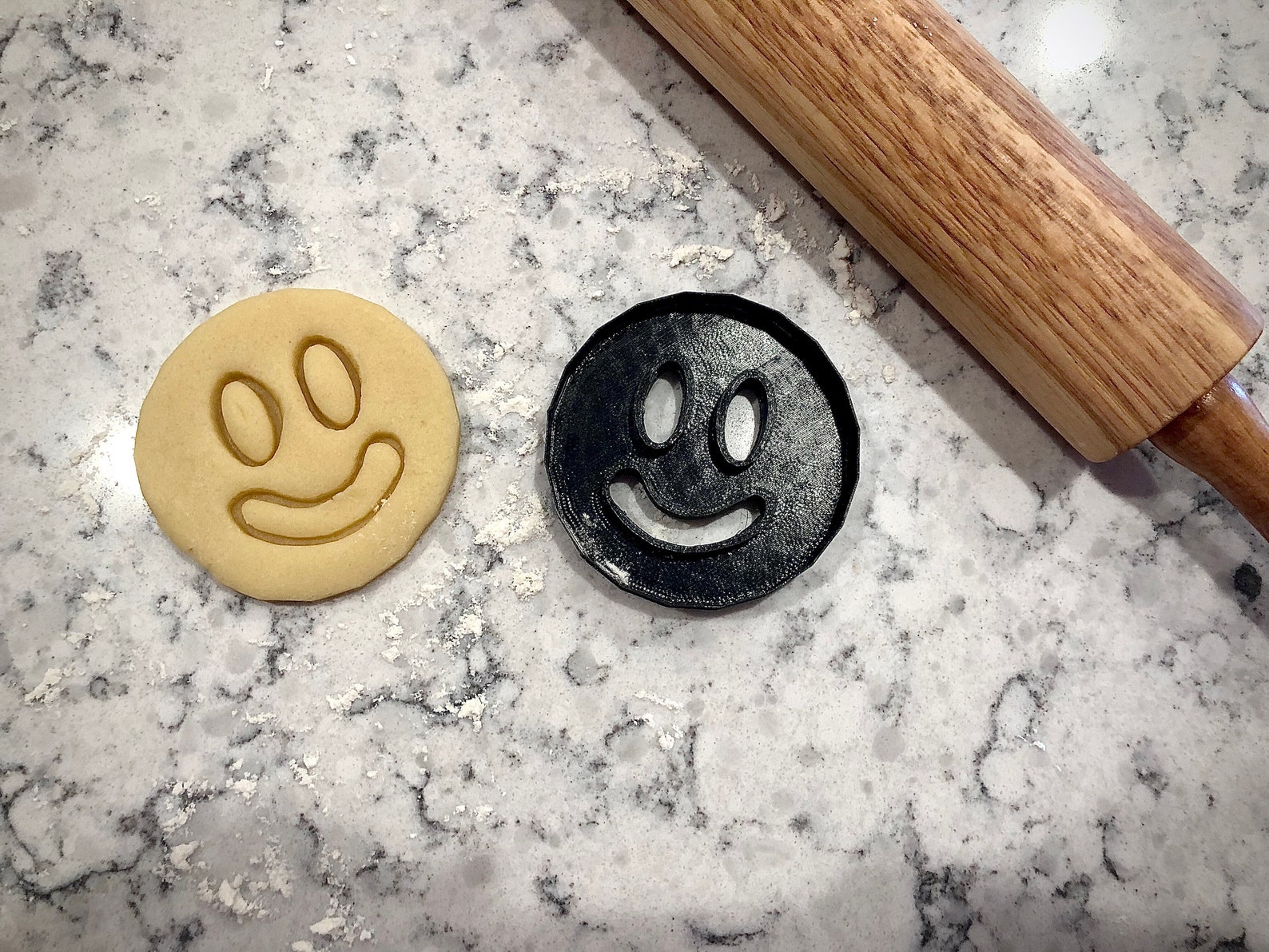 Smiley Face Cookie Cutter Etsy