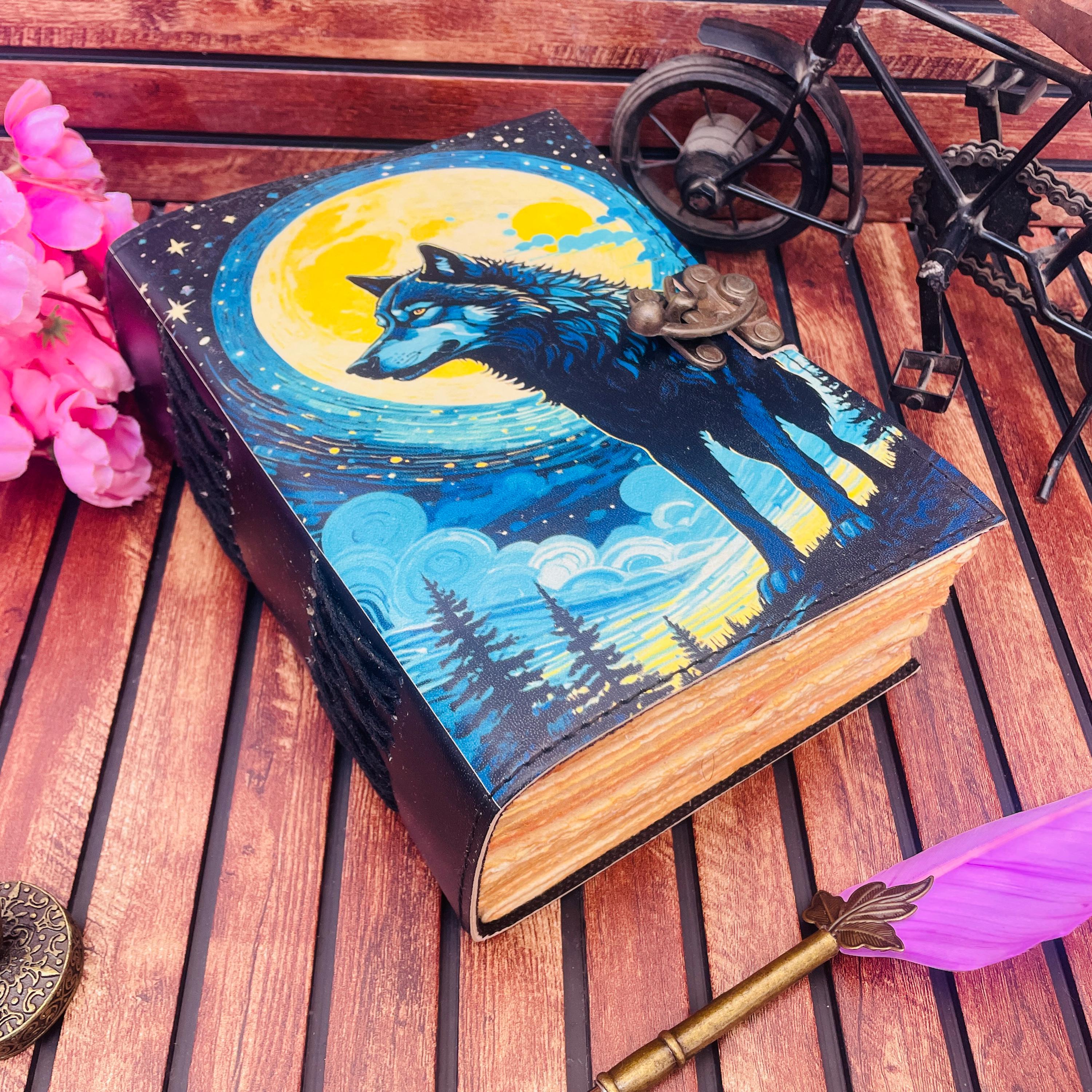 400 Pages - Fox Leather Journal Rustic Vintage Leather