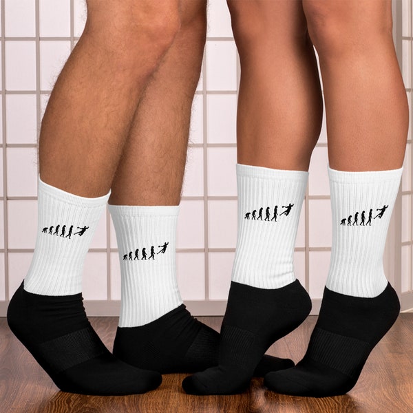 Handball Socken Geschenk Weihnachten Evolution