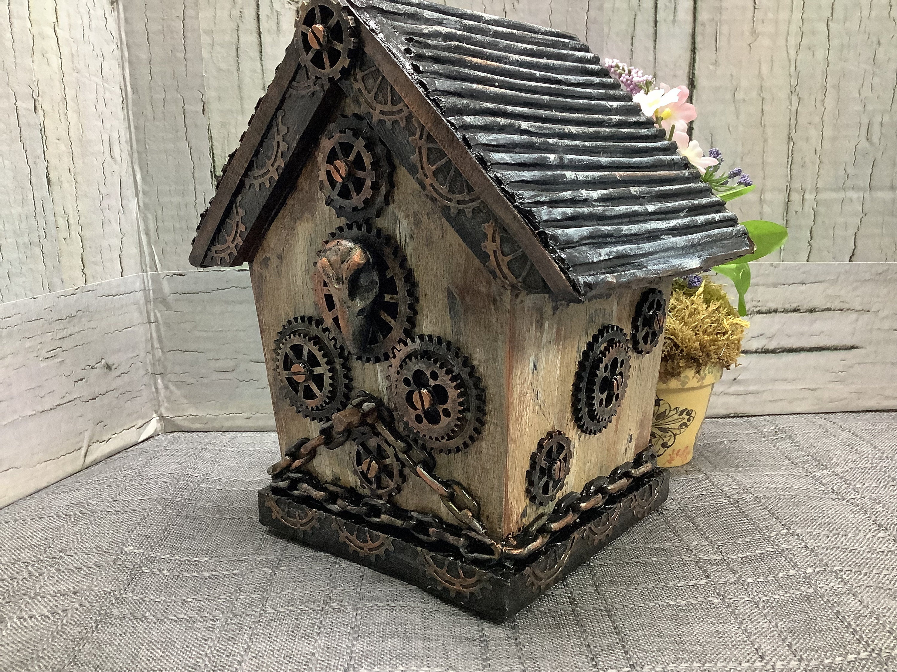 Steam Punk Bird House 2 - Etsy