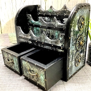 Steam Punk 2 Drawer Organizer