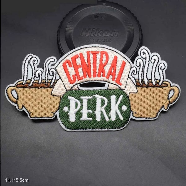 Central Perk iron on patch, friends, central perk, patch, patches