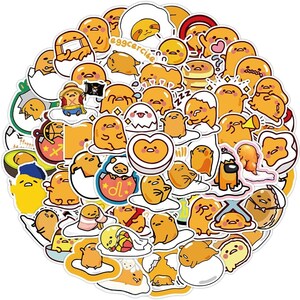 Adesivi kawaii egg, confezione da 10 Random, adesivi, adesivi gudetama, anime, manga, adesivi