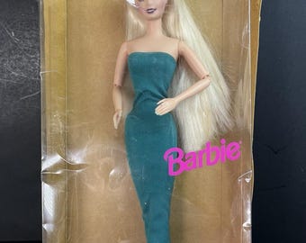 80年代/90年代ヴィンテージバービー：ティールパンツスーツ、ピンクの