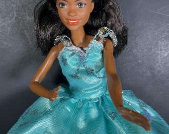 black barbie doll blue dress Barbie x MoMA Vincent van Gogh The Starry Night Collectible Doll main image 0