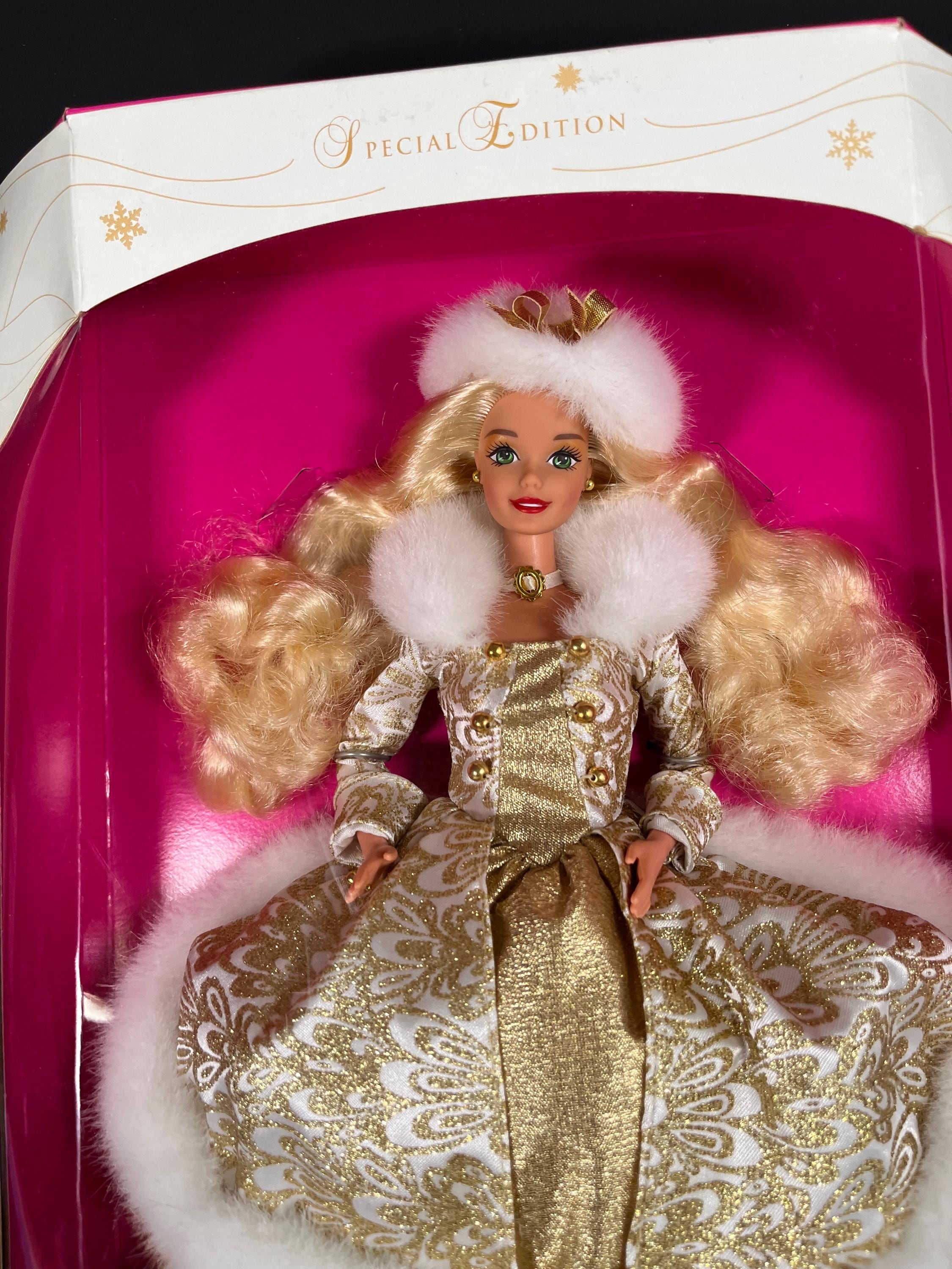 1995 Winter Fantasy Barbie(バービー) Brunette - Sam's Club Exclusive ドール 人形 フィギュア 1995 Winter Fantasy Barbie Blonde - Sam\u0027s Club Exclusive