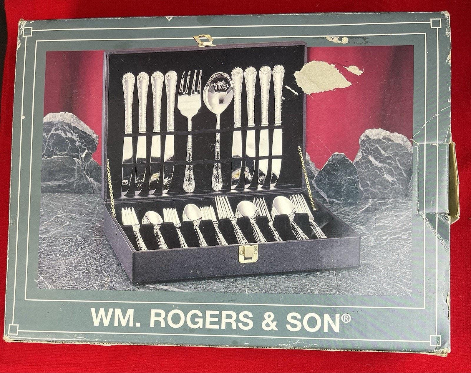 USA アンティークフォーク シルバーメッキ ROGERS&SON 4本セット USA アンティークフォーク シルバーメッキ ROGERS&SON 4本セット