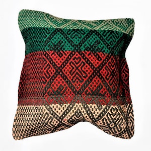 Peruvian Pillow Cover Handmade  Cuzco -  Peru - 17&quot; x 17 &quot; Item In USA
