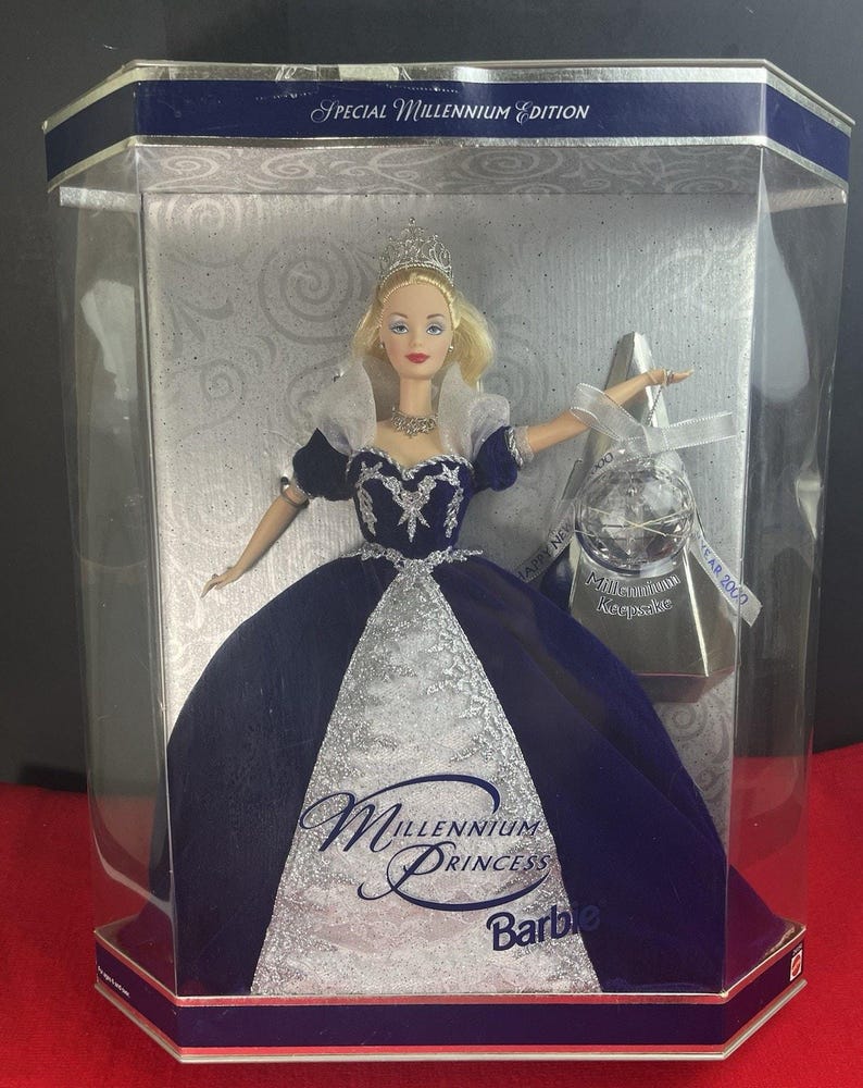 Millennium Princess 2000 Barbie Doll Special Edition /millenium ...