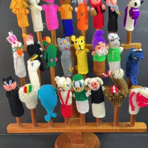 Finger Puppets Handknitted from Peru Wholesale Educational Toys