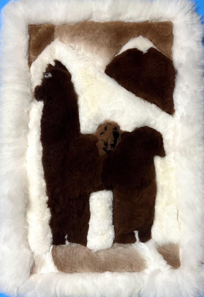 Alpaca Fur Rug Genuine Natural Alpaca Llama Designs From Peru - Etsy