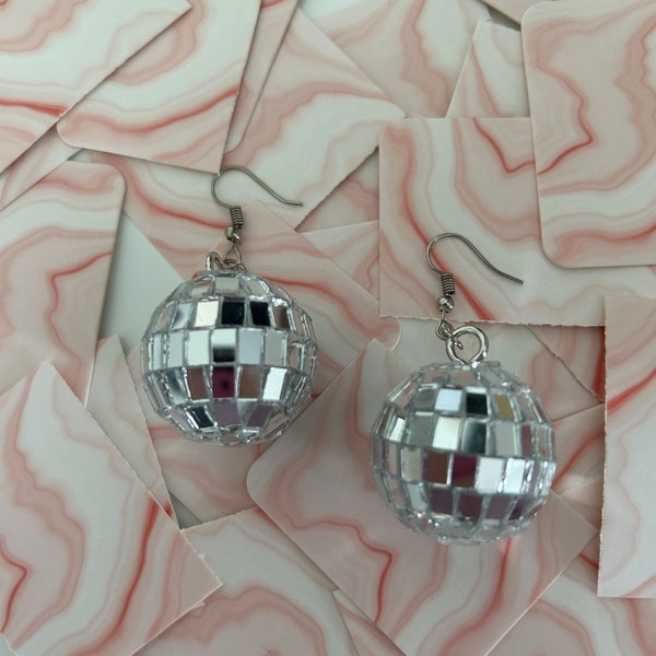 Disco Ball Earrings Shop Online Etsy