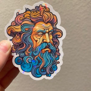 Camp Half-Blood Die Cut Sticker | weatherproof laptop & water bottle  sticker | greek mythology | book lover gift | Zeus, Poseidon, Hades