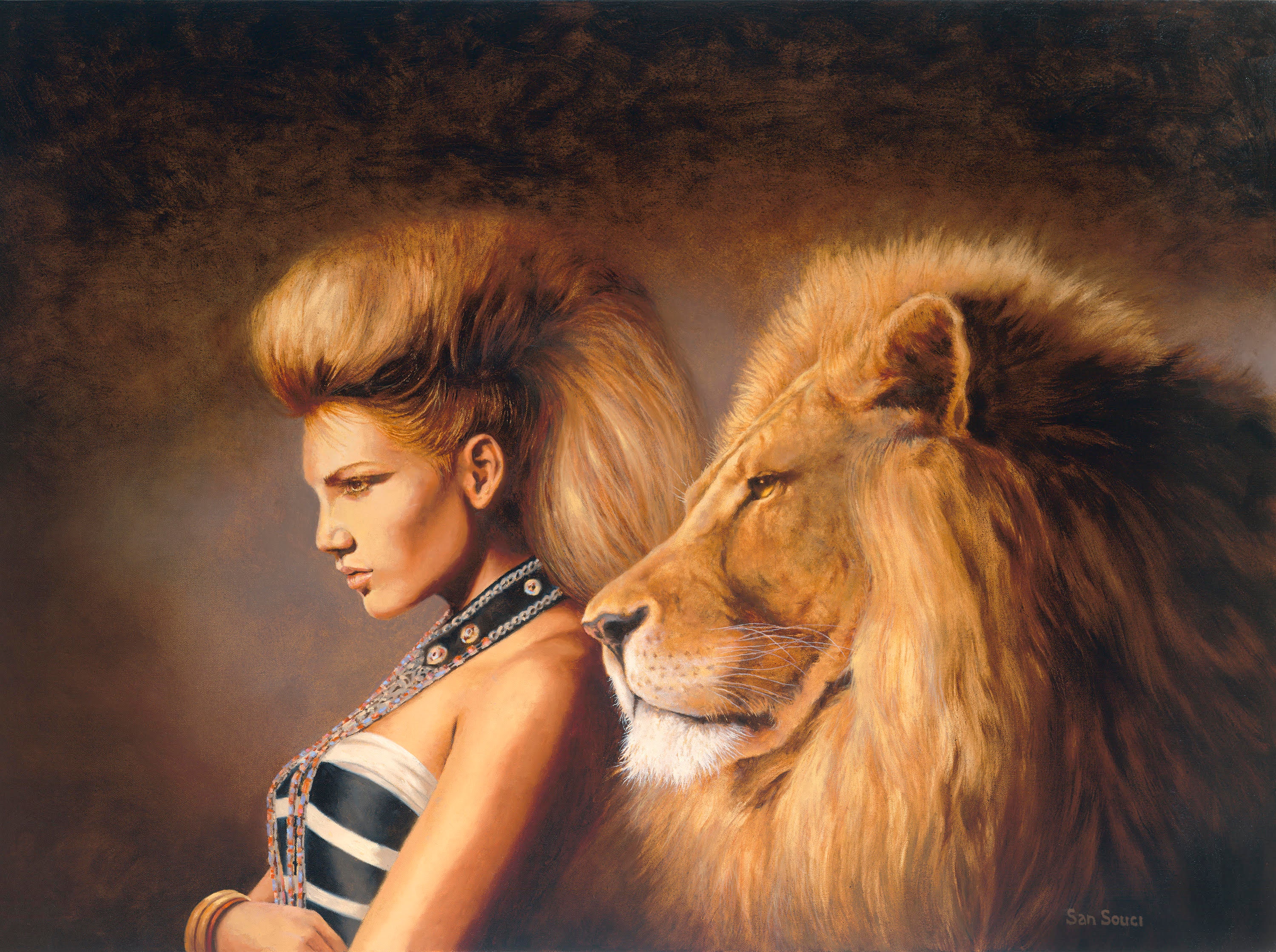 Kindred Spirits Oil Painting Giclee Print Etsy