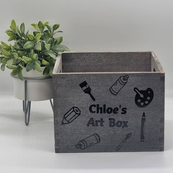 Wood Art Box Etsy UK