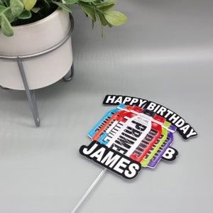 Prime hydration cake topper with stick image 4