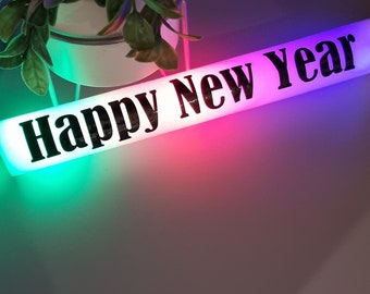 Personalised glow wand/foam stick