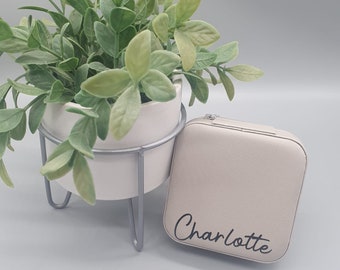 Personalised mini jewellery box