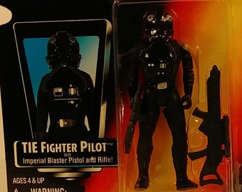 New Vintage Star Wars Power of the Force Tie Fighter Pilot - Etsy 日本