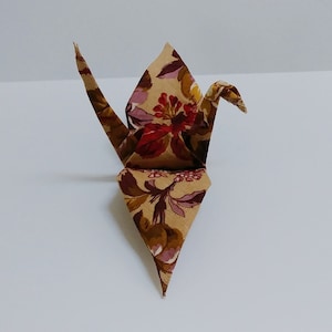 Origami Kraan, Stof (Stoffige Roos)
