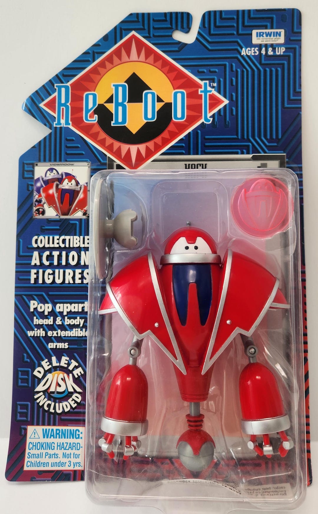 Vintage Irwin Toy Reboot Action Figure - Hack #30016 1995 - Etsy