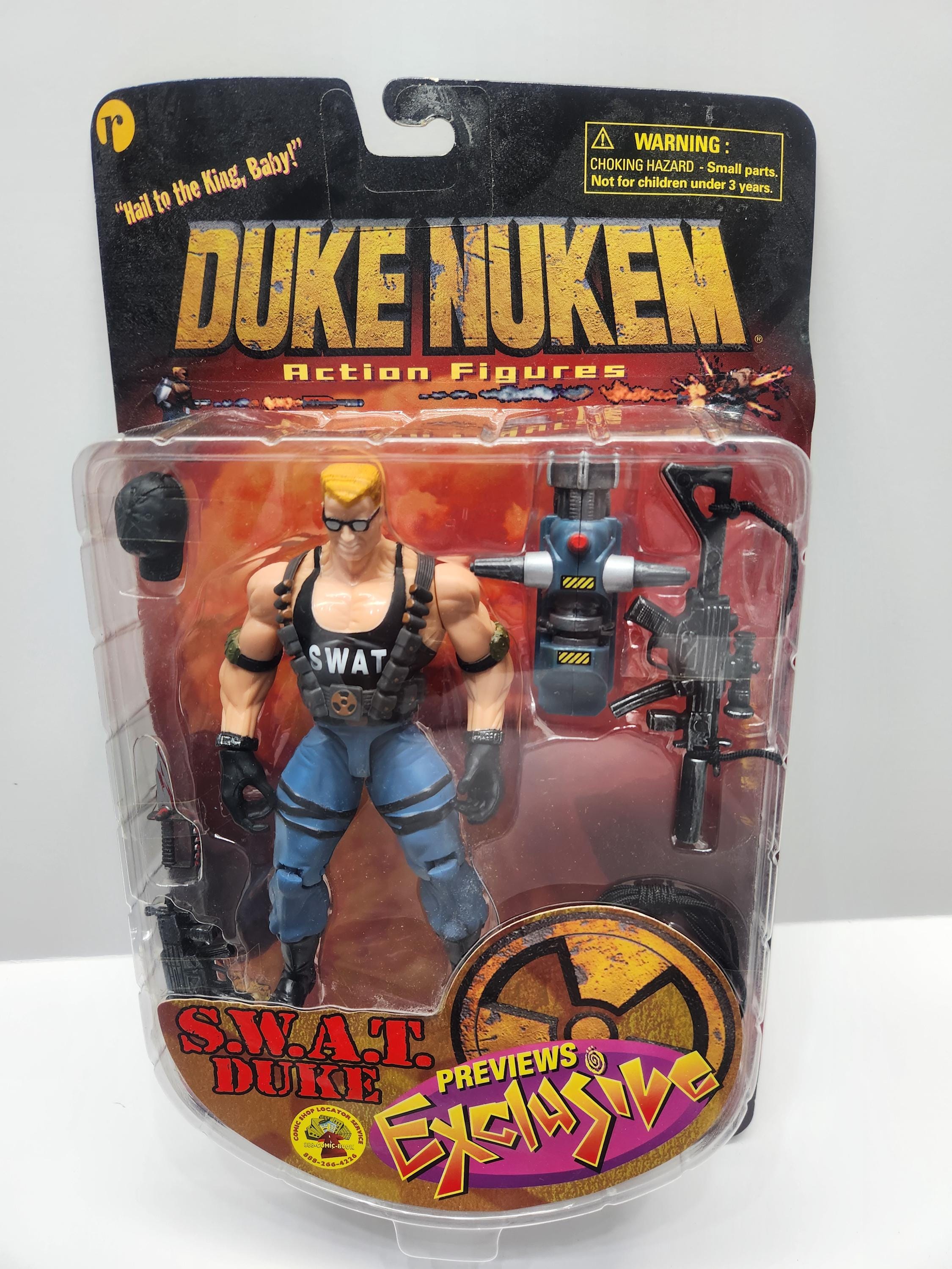 Duke Nukem S.W.A.T Action Figure Previews Exclusive 3D Realms