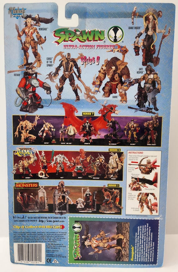 SPAWN RENEGADE, Series 8 Ultra Action Figure 1997 Mcfarlane - Etsy