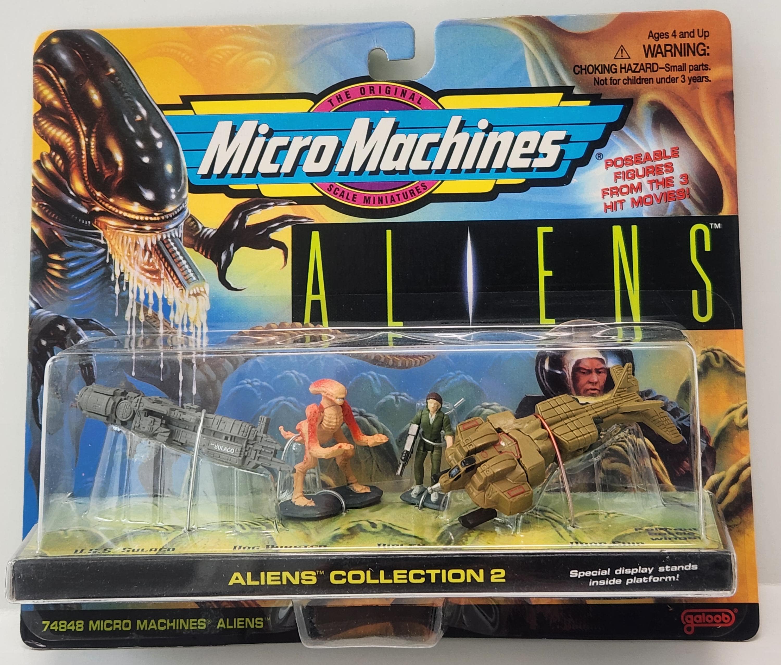 RARE Galoob Micro Machines ALIENS Collection 2 Dog Buster Sulaco Ripley ...