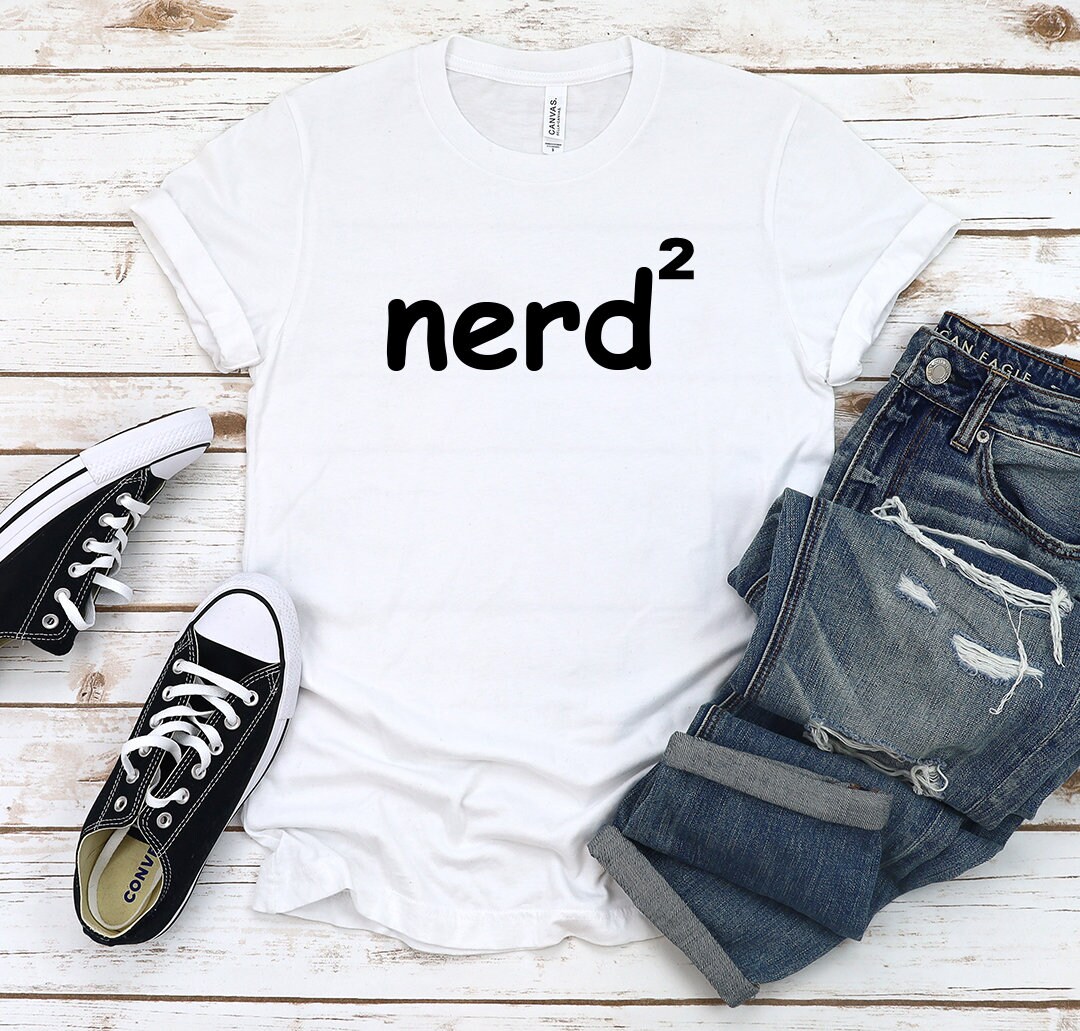 Nerd Squared TShirt Nerd Pride It's cool to be smart Etsy