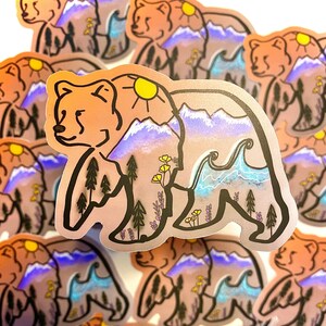 PNW Bear Sticker