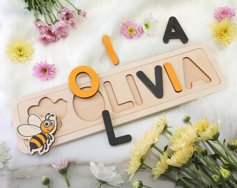 Name Puzzle For Toddler | Name Puzzle Baby | Custom Name Puzzle | Kid Name Puzzle | Personalized Name Puzzle | Wood Name Puzzle | Kid Puzzle