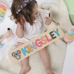 Baby Name puzzle |  Name Puzzles for Toddlers | Baby Gift | Name Puzzle | Wooden Name Puzzle | Custom Baby Puzzle | Personalized Name Puzzle