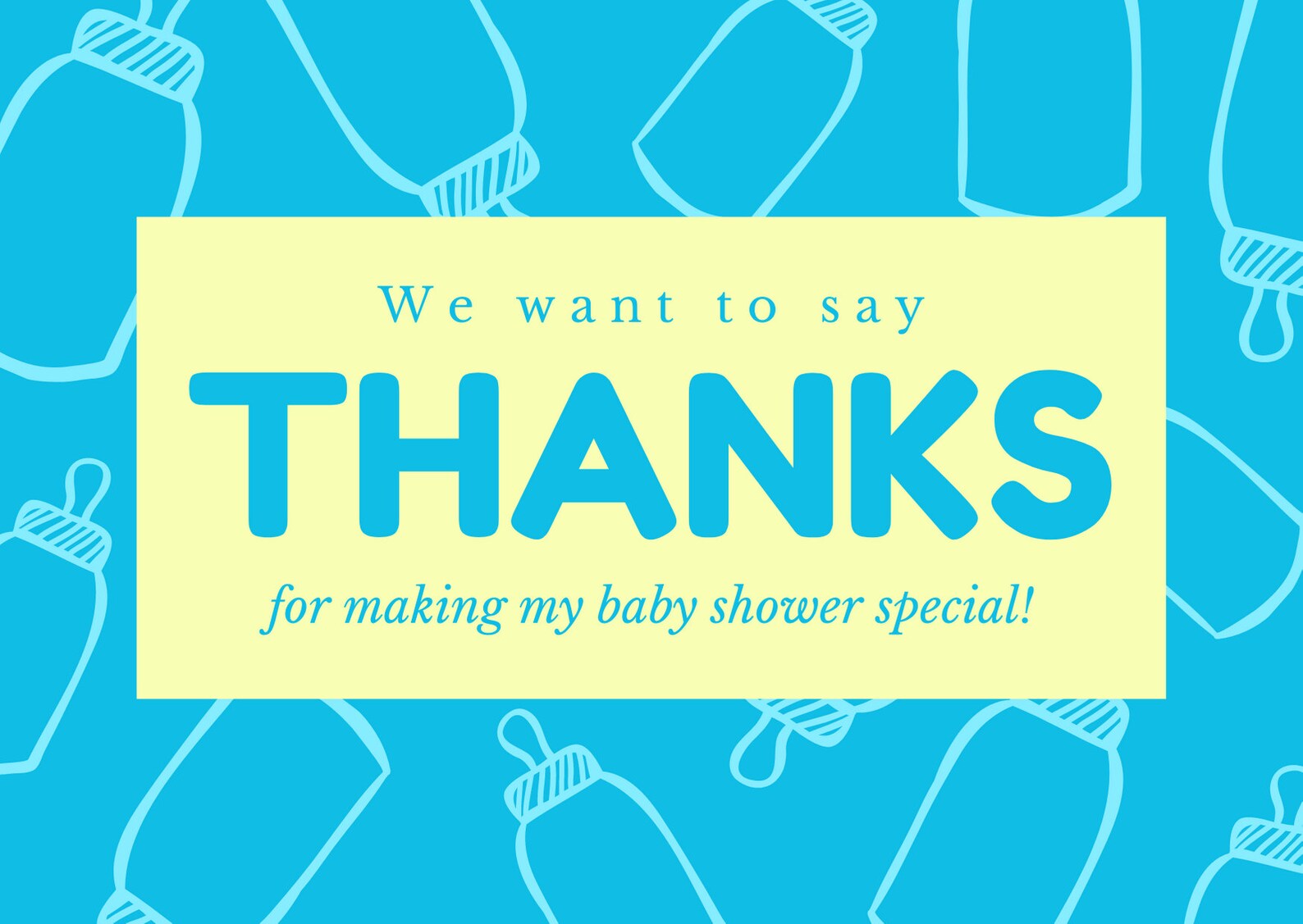 Baby shower thank you cards boy digital Etsy